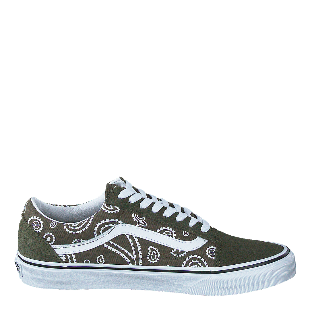 Ua Old Skool (peace Paisley)grplftrwht