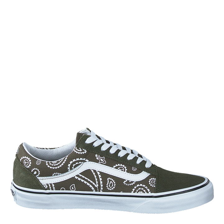 Ua Old Skool (peace Paisley)grplftrwht