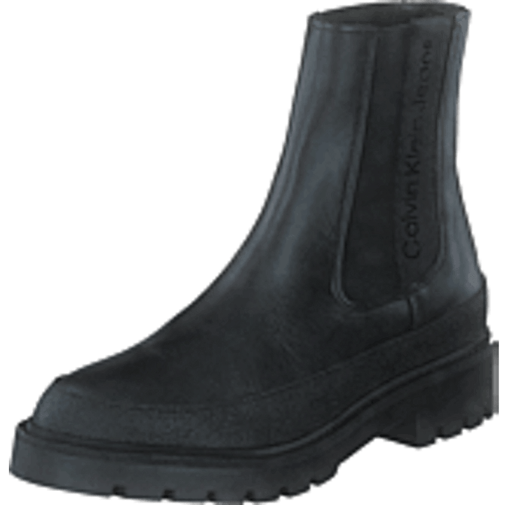 Combat Mid Chelsea Boot Rubber Black