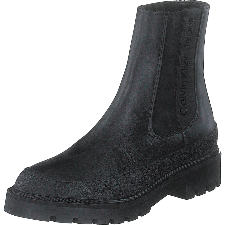 Combat Mid Chelsea Boot Rubber Black