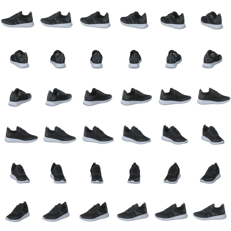 Sporty Runner Eva Slipon Black by Calvin Klein