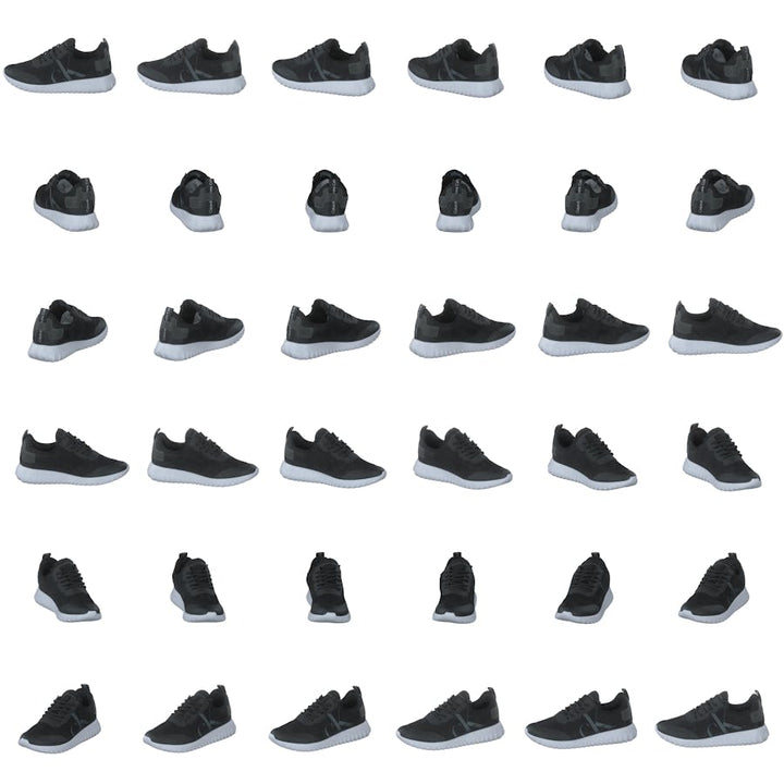 Sporty Runner Eva Slipon Black by Calvin Klein