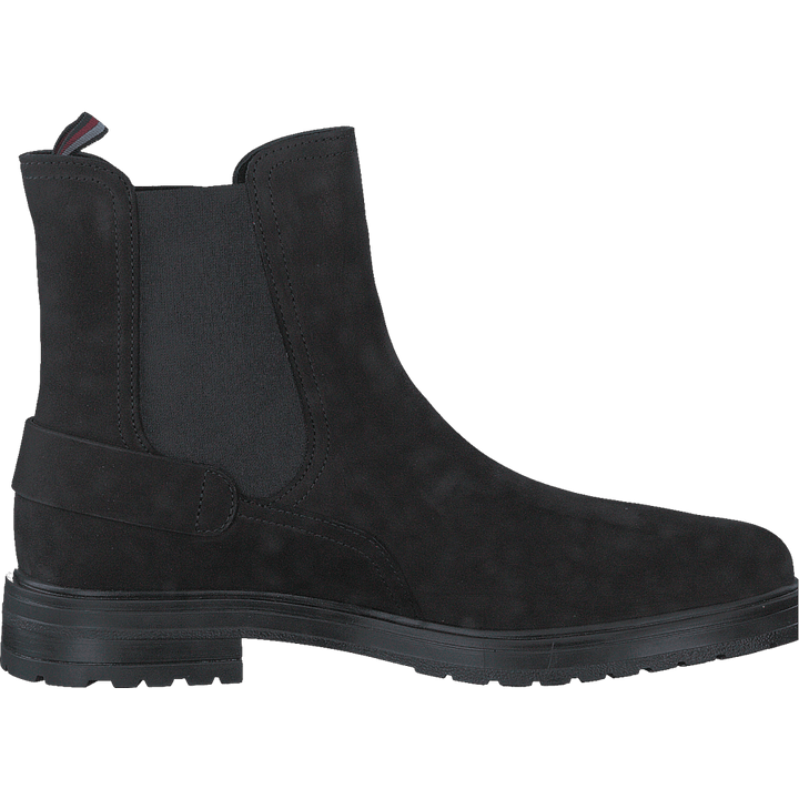 Th Coin Flat Boot Black