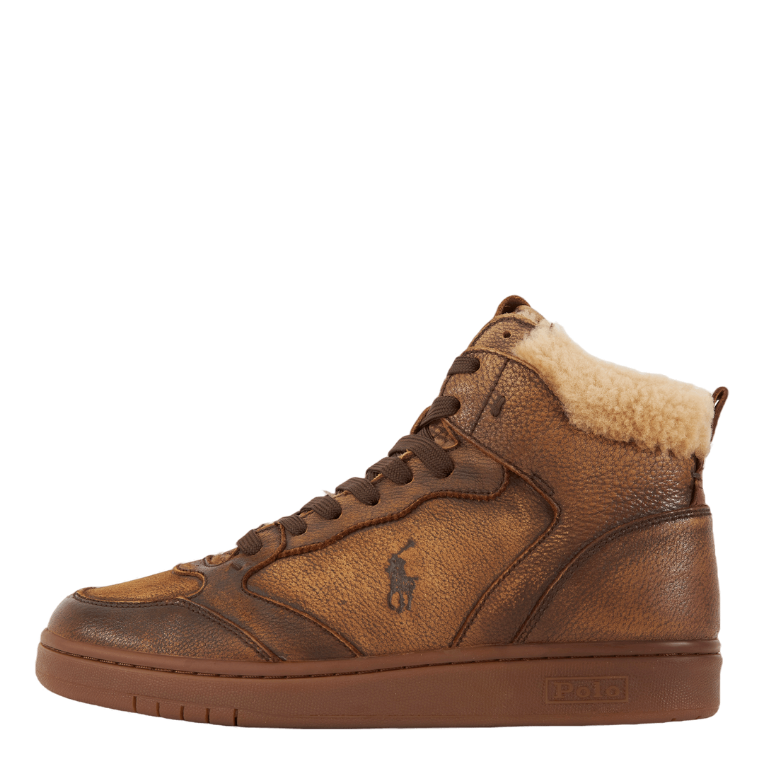 Polo Crt Hgh-sneakers-low Top  Brown