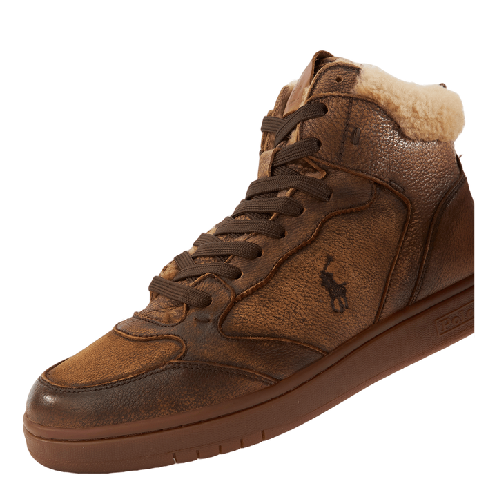 Polo Crt Hgh-sneakers-low Top  Brown