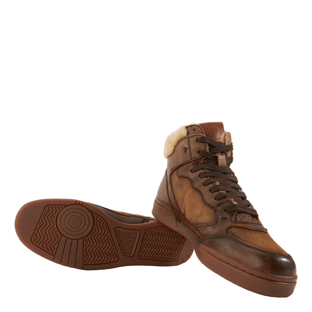 Polo Crt Hgh-sneakers-low Top  Brown