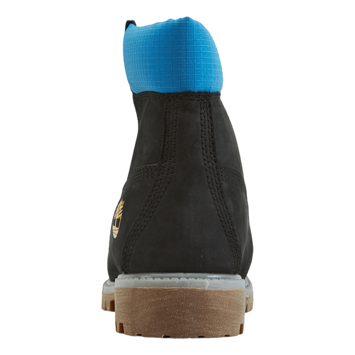 6" Prem Bt Wp Blk/blu Black