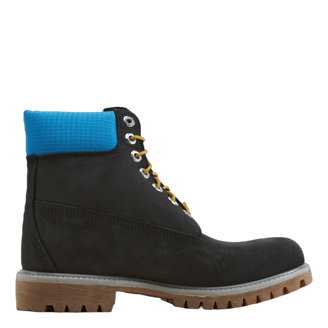 6" Prem Bt Wp Blk/blu Black