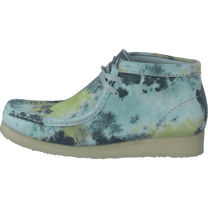 Wallabee Boot. Turquoise Tiedy