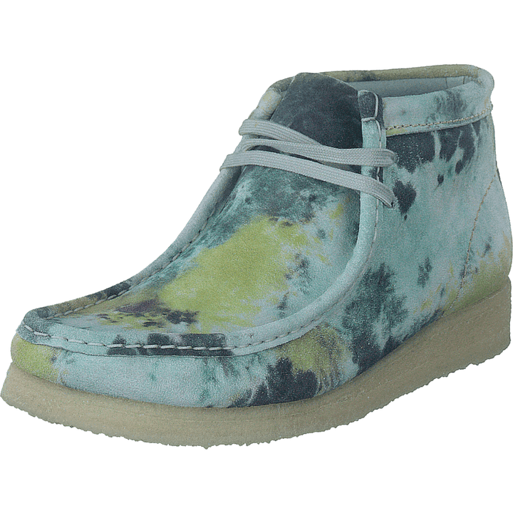 Wallabee Boot. Turquoise Tiedy