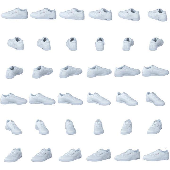 Club C 85 White/sheer Grey