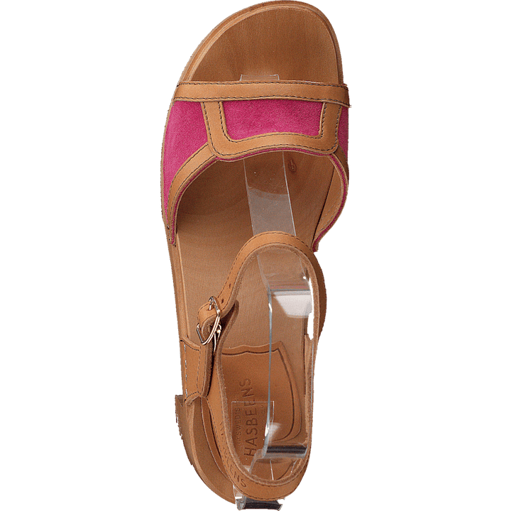 Sophisticated Sandal Bouganville/suede