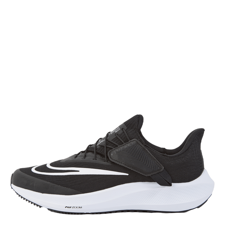 Air Zoom Pegasus 39 FlyEase Men's Easy On/Off Road Running Shoes BLACK/WHITE-DK SMOKE GREY