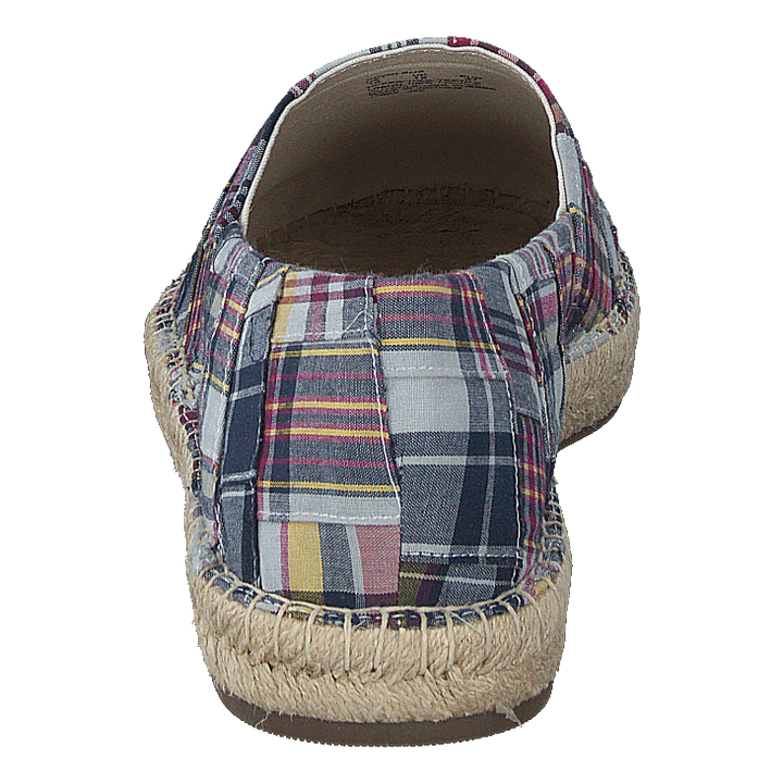 Patchwork Madras-cevio Slip-so Blue Multi