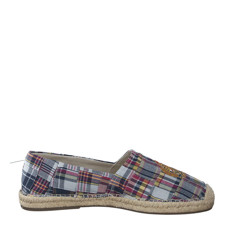 Patchwork Madras-cevio Slip-so Blue Multi