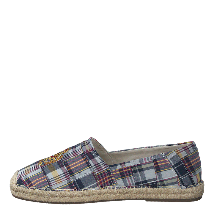 Patchwork Madras-cevio Slip-so Blue Multi