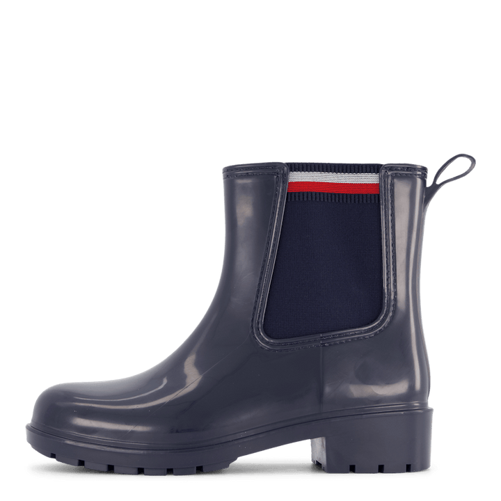 Corporate Elastic Rainboot Blue
