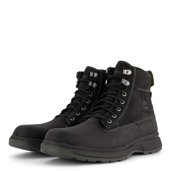 Atwells Ave Mid Lace Up Waterp Jet Black