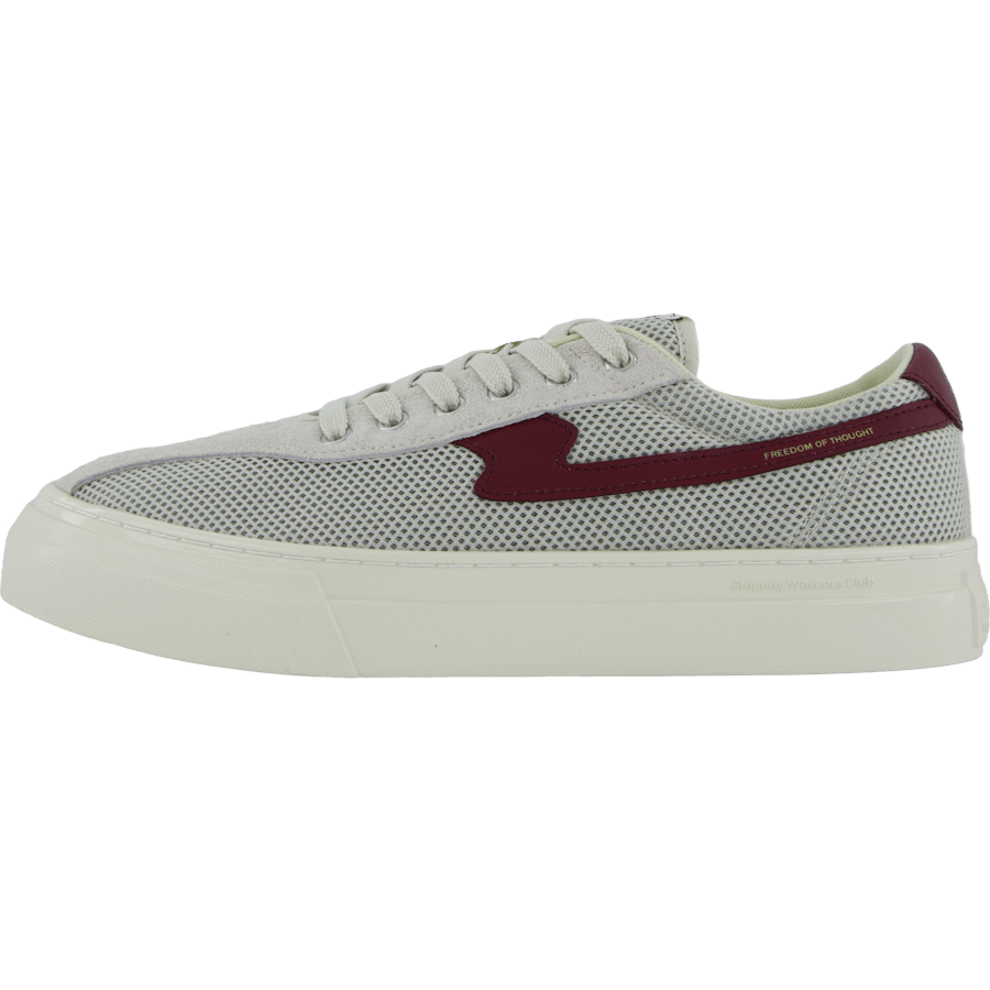 Dellow S-strike Cup Tennis Mes Ecru &amp; Red