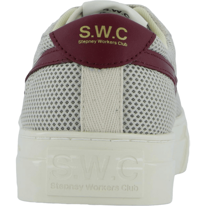 Dellow S-strike Cup Tennis Mes Ecru &amp; Red