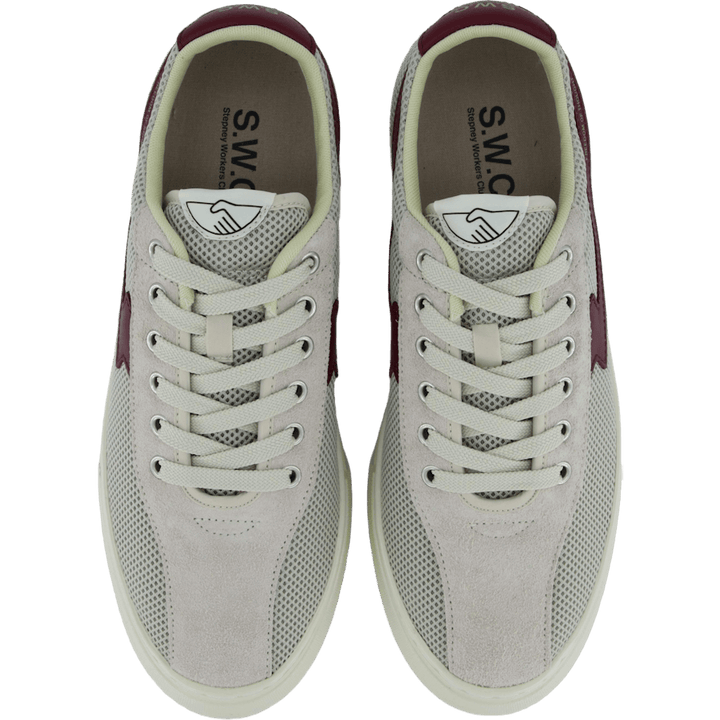 Dellow S-strike Cup Tennis Mes Ecru &amp; Red