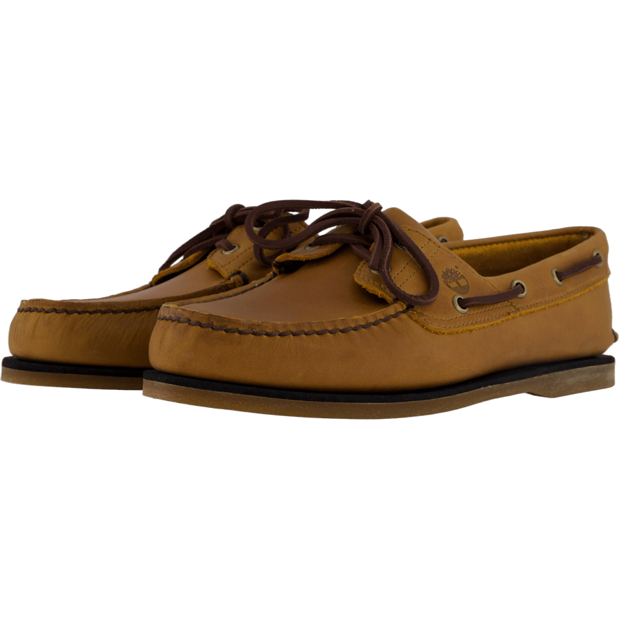 Classic Boat Boat Shoe Wheat Full Grain