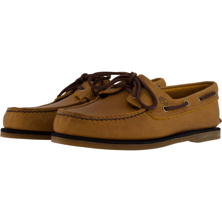 Classic Boat Boat Shoe Wheat Full Grain