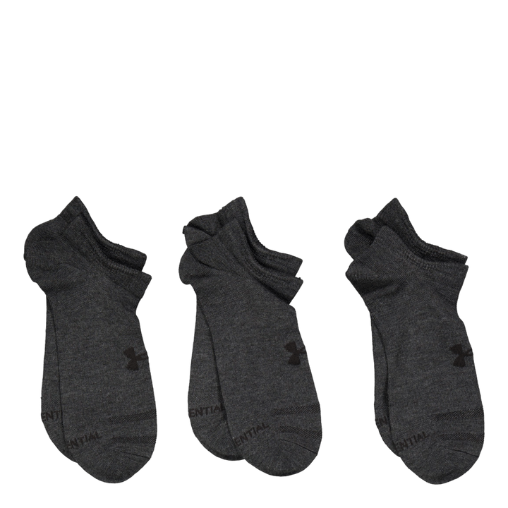 Ua Essential No Show 3pk Black