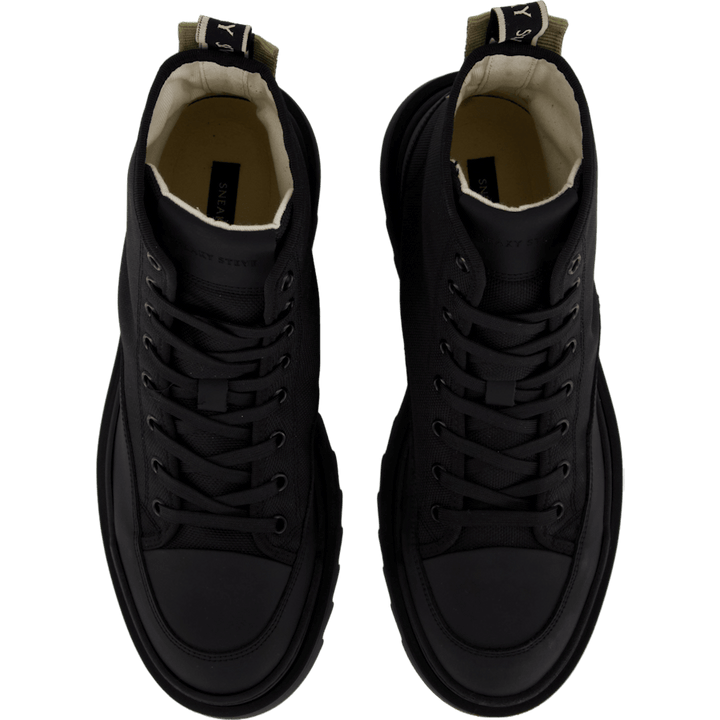 Kamiki High U Textile Black