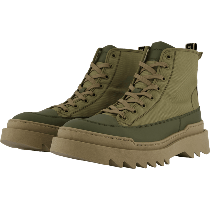 Kamiki High U Textile Kaki Green