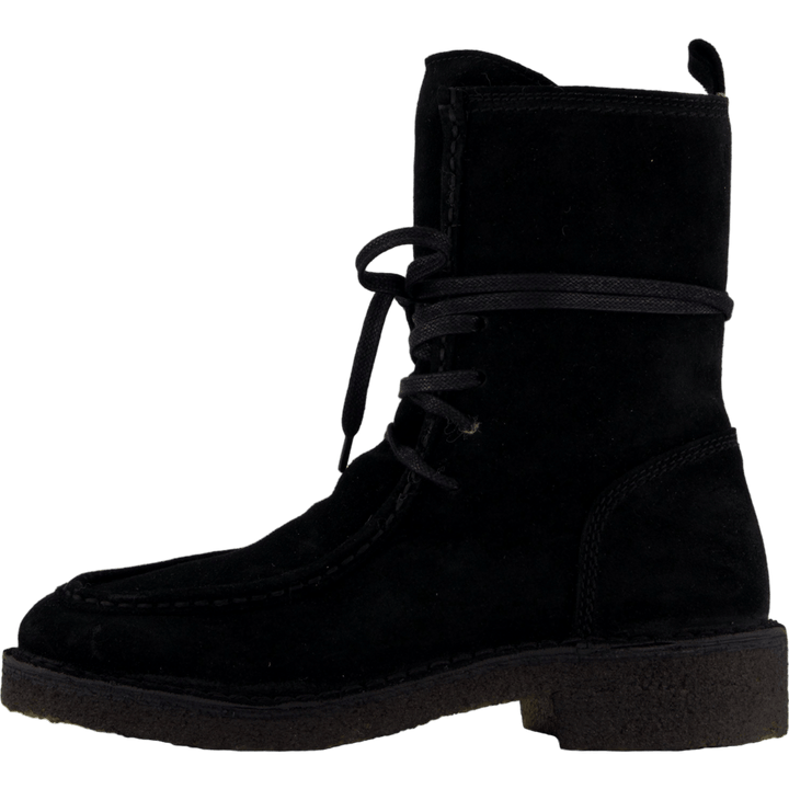 T6959 Black Suede/black Sole 500