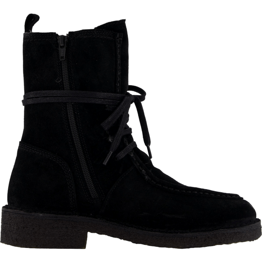T6959 Black Suede/black Sole 500