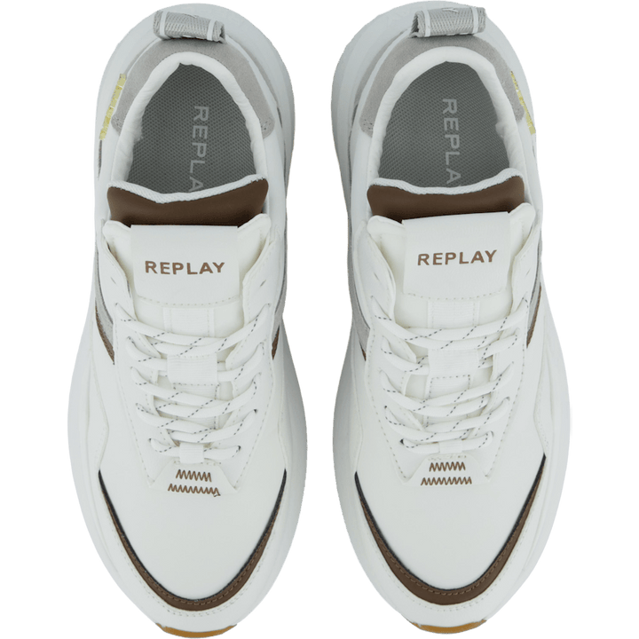 Athena Run White Brown