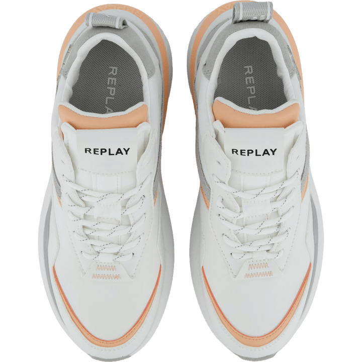 Athena Run White Orange