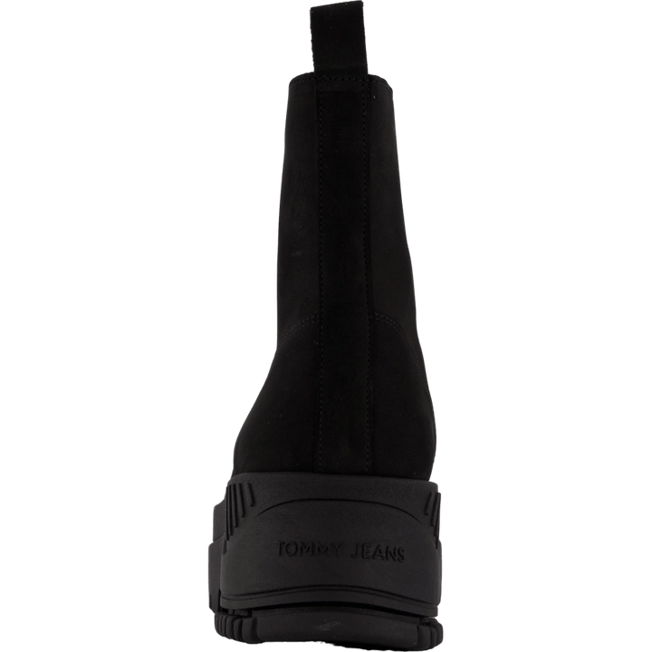 Tjw Zip  Up Flatform Nubuck Bo Black