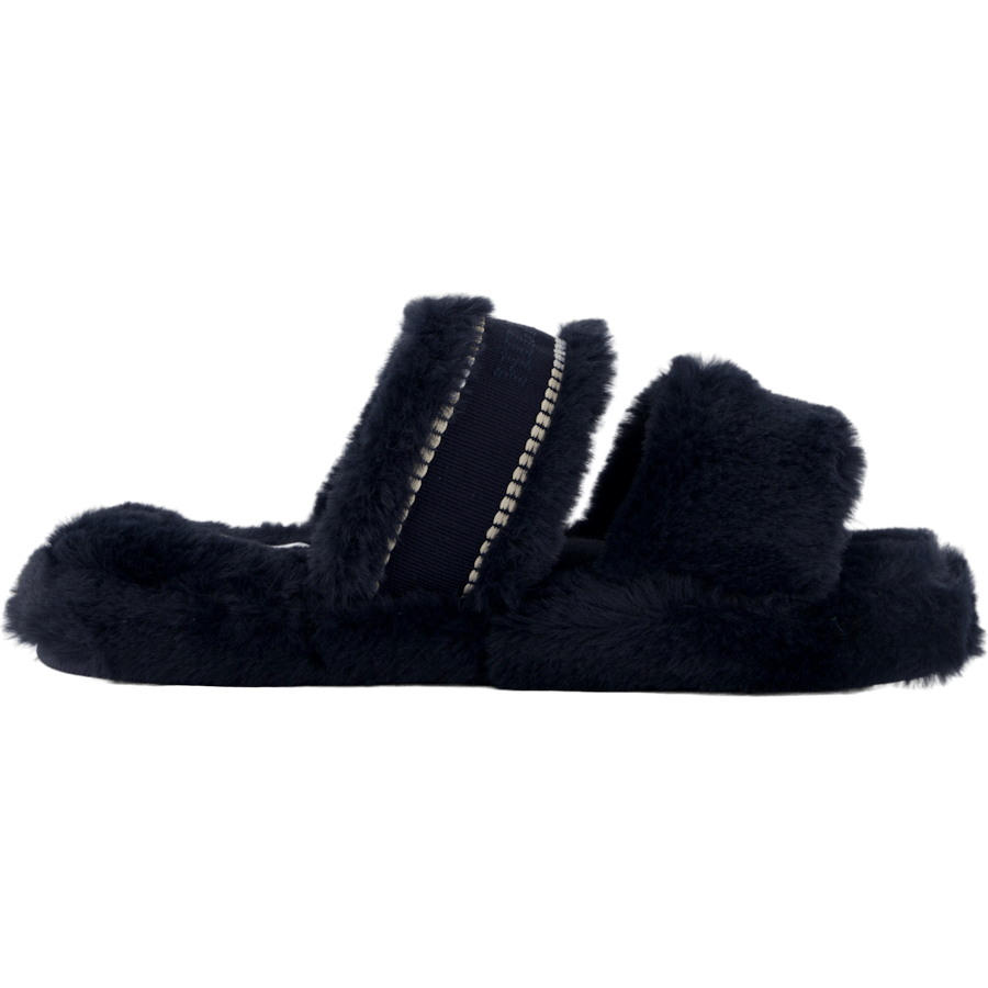 Hilfiger Fur Basics Slipper Space Blue