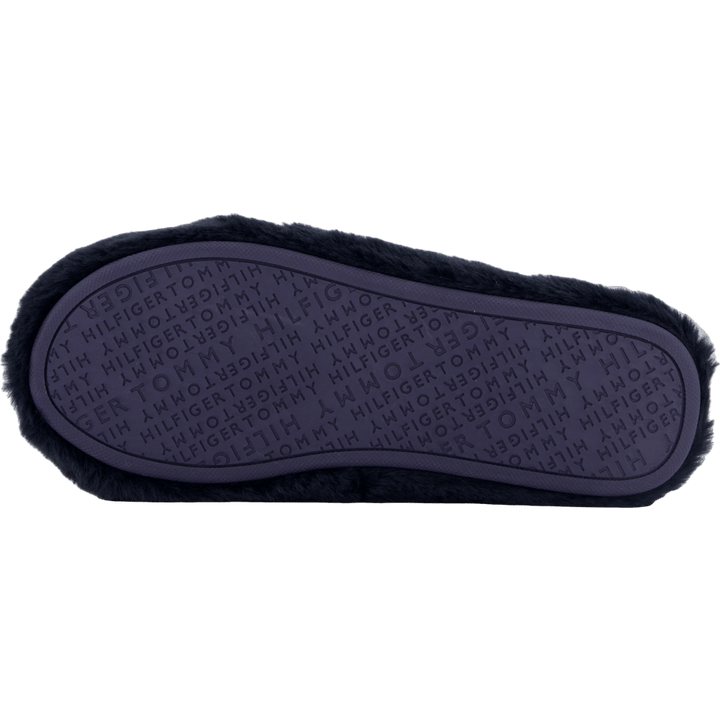 Hilfiger Fur Basics Slipper Space Blue