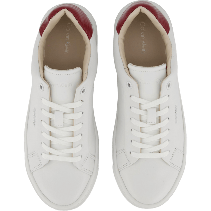 Cupsole Lace Up W/ml Lth Bright White/winery