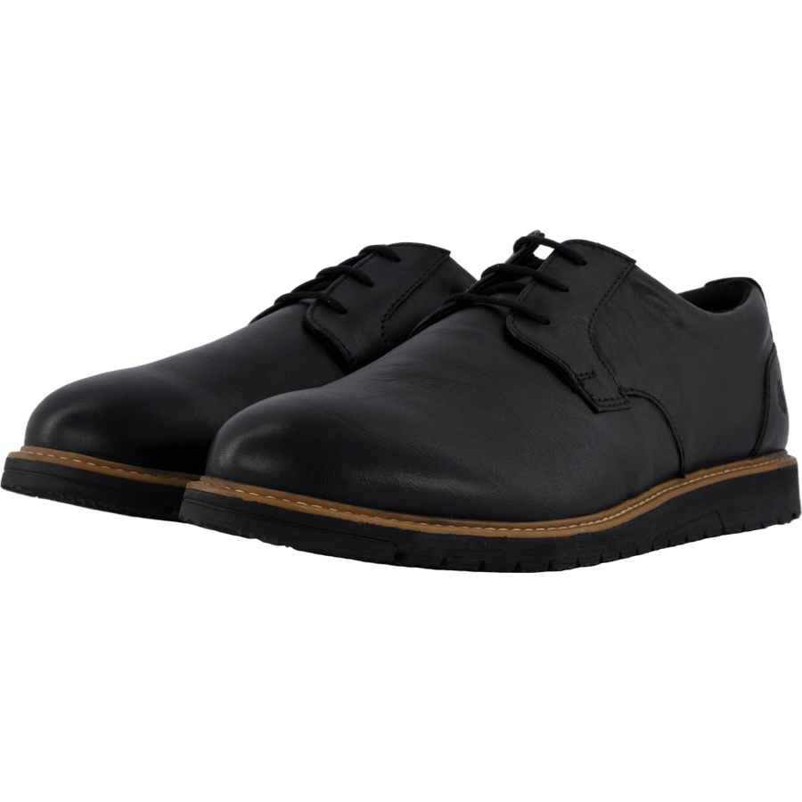 Jenson Oxford Bold Black Leather