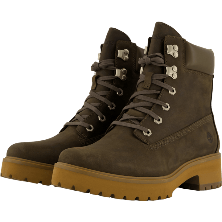 Mid Lace Up Boot Olv Full Grain