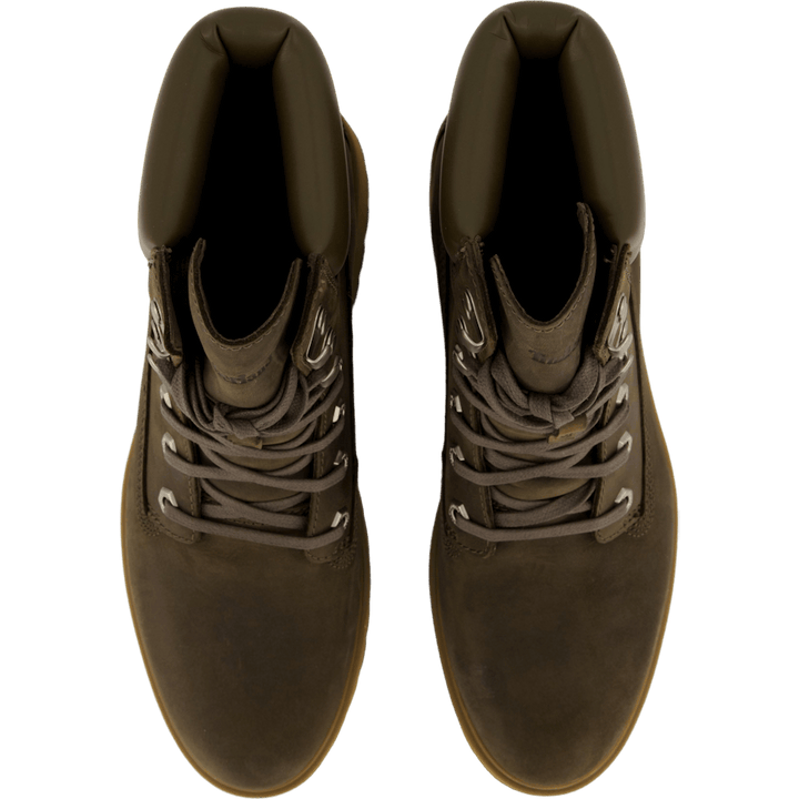 Mid Lace Up Boot Olv Full Grain