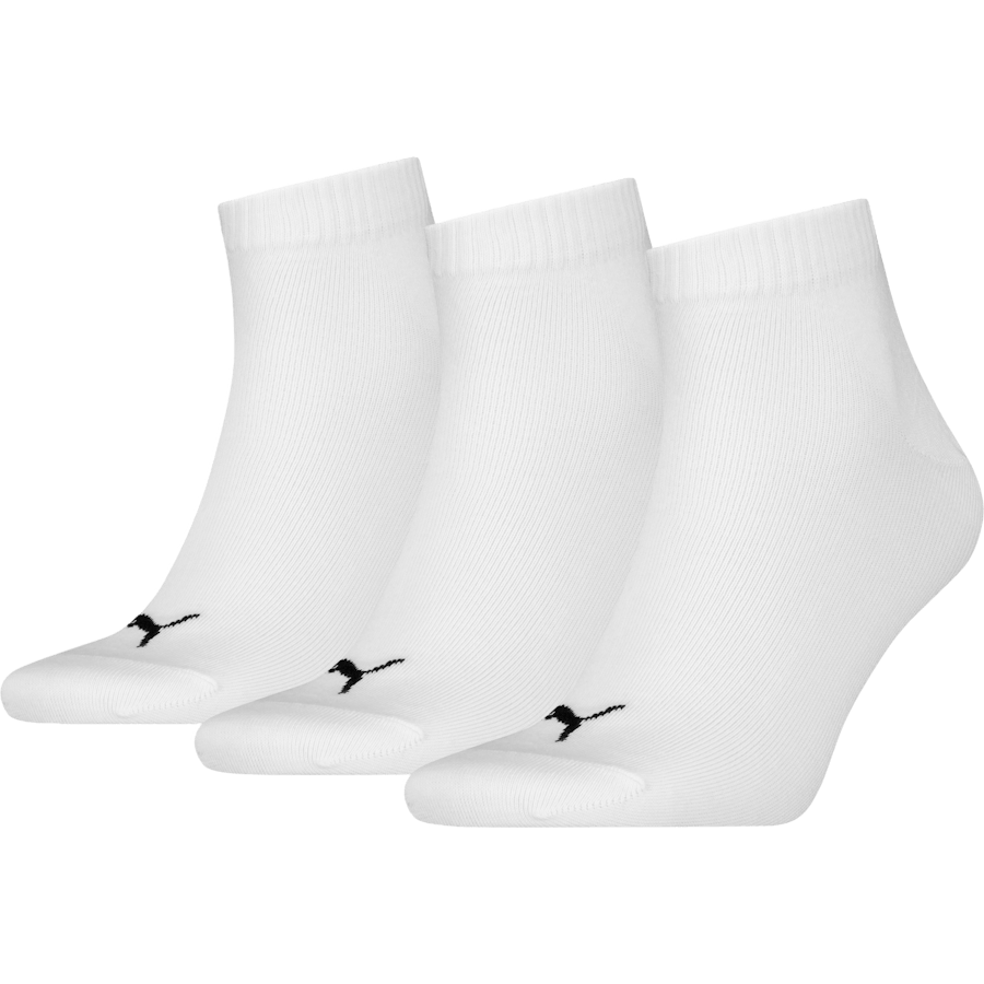 Puma Unisex Quarter Plain 3p White by Puma
