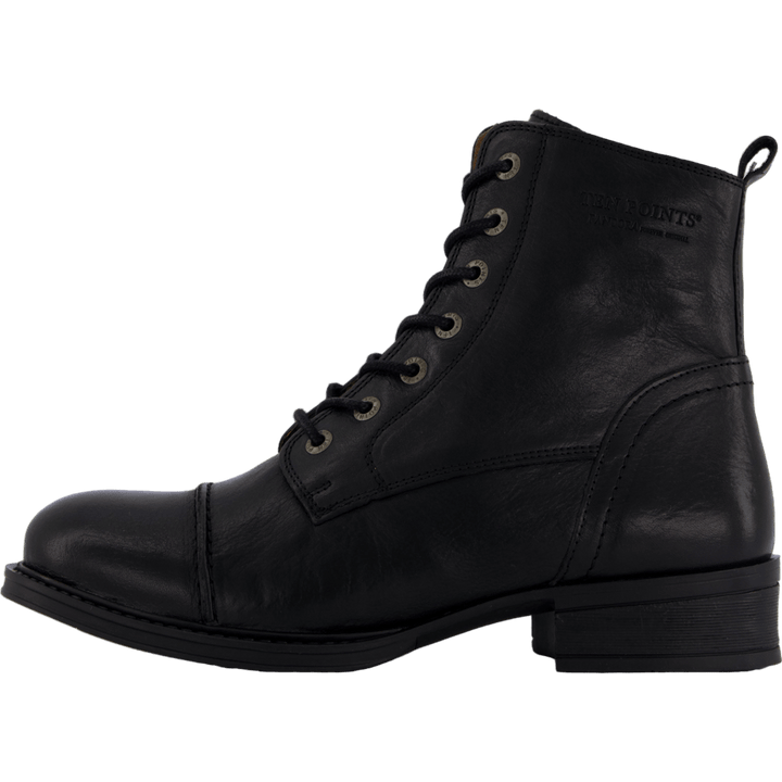 Pandora Laced Boots Black by Ten Points