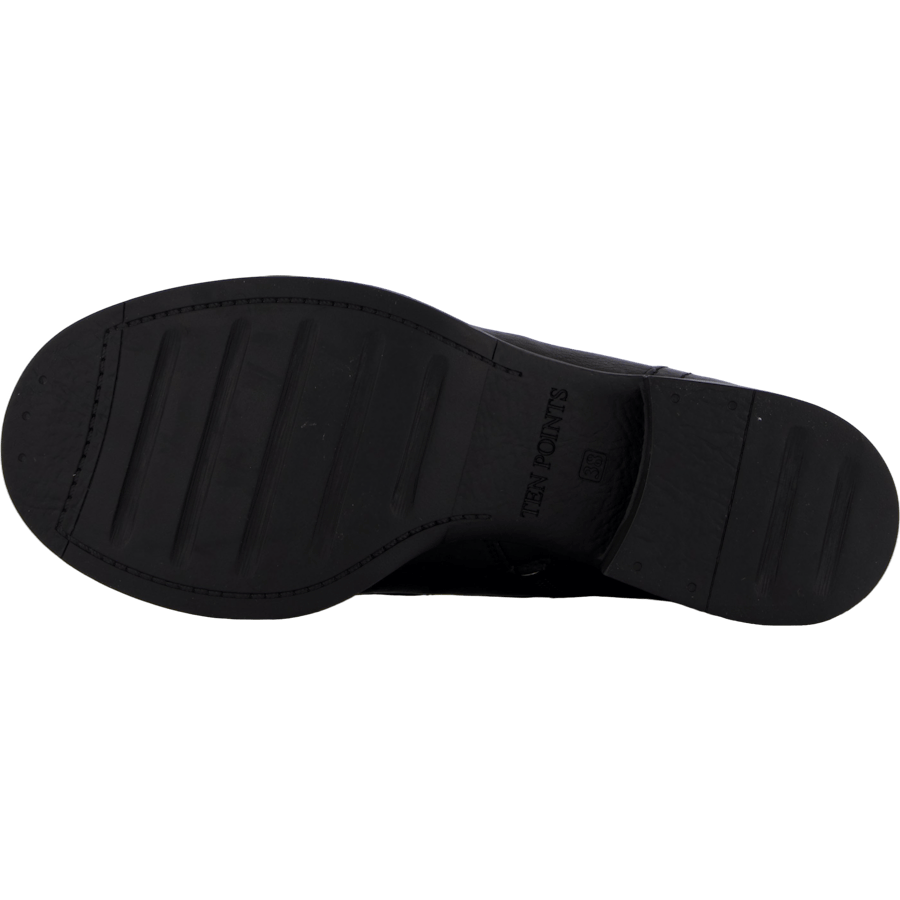Pandora Laced Boots Black by Ten Points