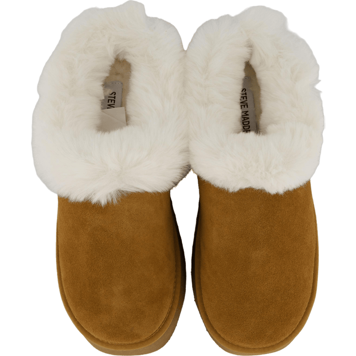 Chaplin Slide Chestnut Suede