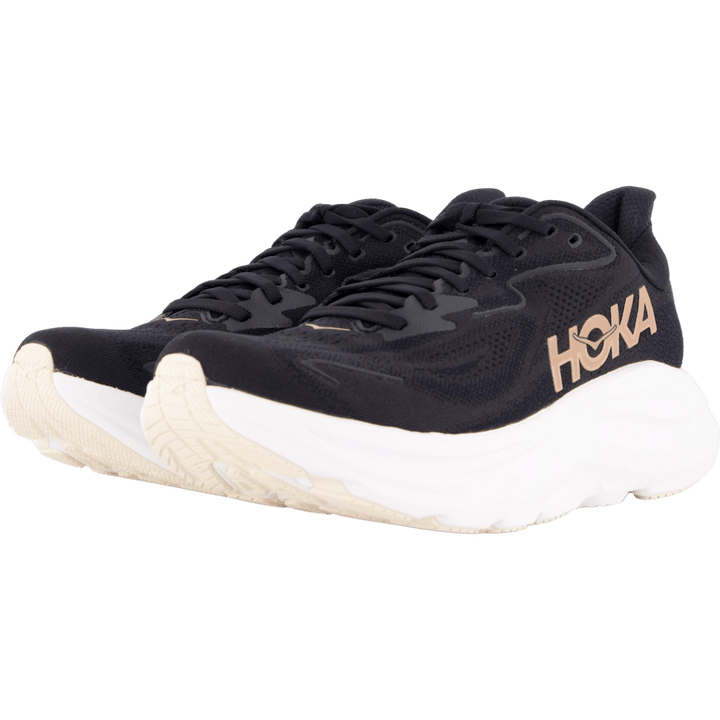 W Clifton 10 Black / Rose Gold by Hoka