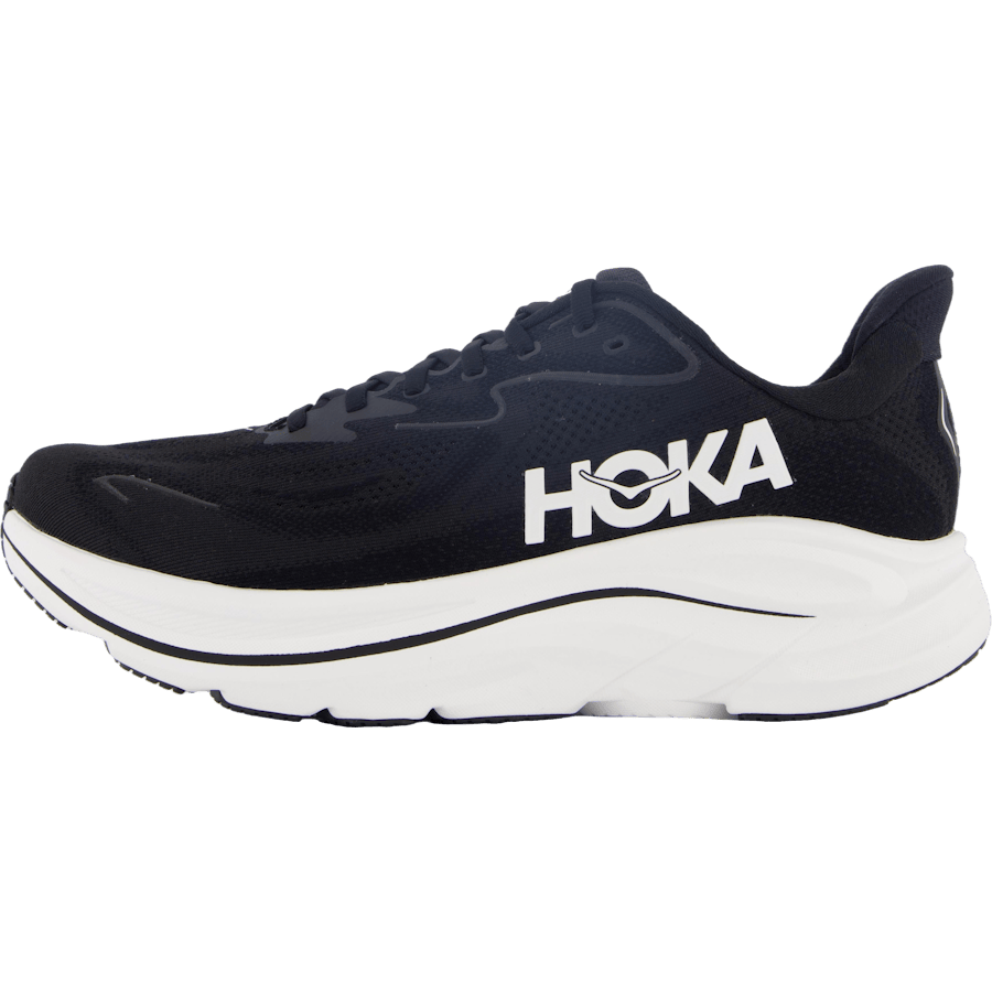 M Clifton 10 Wide Black / White by Hoka