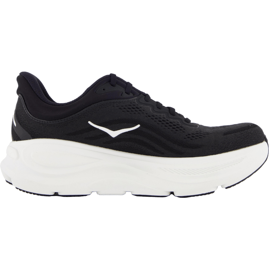 W Bondi 9 Wide Black / White by Hoka