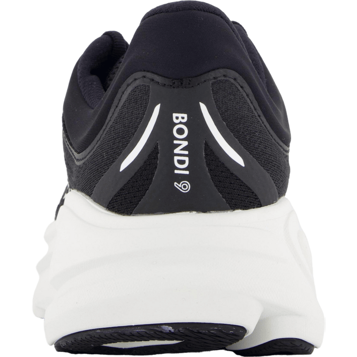 W Bondi 9 Wide Black / White by Hoka