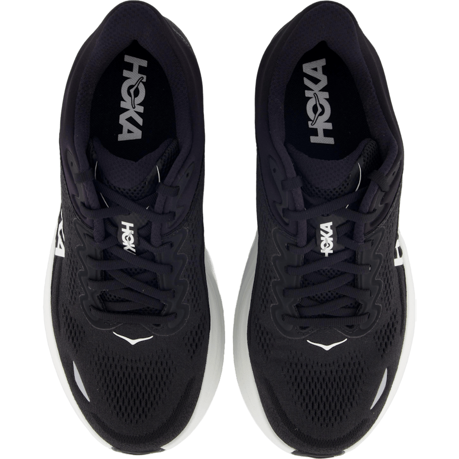 W Bondi 9 Wide Black / White by Hoka